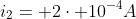 i_2=frac{5cdot 10^{14} cdot 2 cdot 1,6 cdot 10^{-19}}{1} = 16cdot 10^{-5} 	herefore i_{total} = i_1+i_2= 2cdot 10^{-4}A