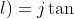 \tan (hj\beta l)=j\tan \beta l