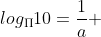 log_{Pi}10=frac{1}{a} + frac{1}{b}