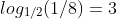8)=3