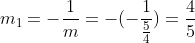 m_1=-frac{1}{m}=-(-frac{1}{frac{5}{4}})=frac{4}{5}