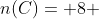 n(A)+n(B)+n(C)= 8 + 9 + 10 + 2 - 11