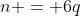 n = 6q