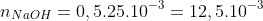 n_{NaOH}=0,5.25.10^{-3}=12,5.10^{-3}