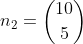n_2=inom{10}{5}