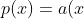 p(x)=a(x+2)(x-1)