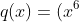 q(x)=(x^6+x^5-x-1)p(x)