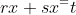 rx+sx^=t