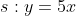 s:y=5x+6