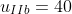 u_{IIb}=40