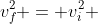 v_{f}^{2} = v_{i}^{2} + 2ad