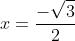 Find the roots of the quadratic equations 4x^2+4\sqrt{3}x+3=0 by applying the quadratic formula ?