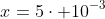 x=5cdot 10^{-3};mol;de;Fe^{2+}