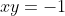 xy=-1