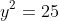 x^{2}-10x+25+y^{2}=25