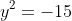 x^2-8x+y^2=-15