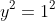 y^2=1^2+5^2-2cdot frac{1}{2}cdot 5 cdot 1