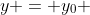 y = y_{0} + b.sen[c(x-x_{0})]