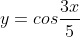 y=cosfrac{3x}{5}