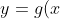 \small y=g(x)=\frac{2}{3}x+3