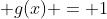 g(x) = 1
