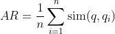 AR 公式