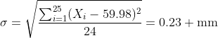 Ecart-Type Calculé