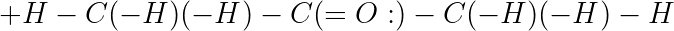 Electron dot structure of propanone
