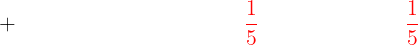 \frac{9x+10}{2} - \frac{1}{5} + {\color{Red}{\frac{1}{5}}} = \frac{2}{3} + {\color{Red}{\frac{1}{5}}}