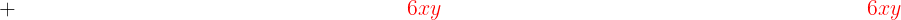 9xz - yz + 7xy + 11 - {\color{Red}{6xy}} = 6xy + 2xz -2yz + 9 - {\color{Red}{6xy}}