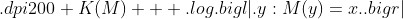 K(M) + log|{y : M(y)=x}|