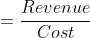 \begin{align*}ROAS&=\frac{Revenue}{Cost}\\&=\frac{ARPU \cdot Actions}{CPC \cdot Clicks}\\&=ARPU \cdot ConversionProbability \cdot CPC^{-1}&&\hspace{20 mm}(1)\end{align*}