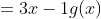 \begin{align*}f(x)&=3x-1\\g(x)&=x+5\end{align*}