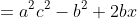 \begin{align*}c^2-(b-x)^2+x^2&=a^2\\c^2-b^2+2bx&=a^2\\c^2-b^2+2b(b-c\cos\alpha)&=a^2\end{align*}