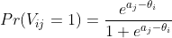 Probability of a yea vote