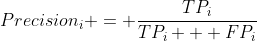 Precision_i